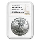 2017 Silver American Eagle MS-69 NGC (Error, Obv Struck Thru) 2017 Silver American Eagle MS-69 NGC (Error, Obv Struck Thru)